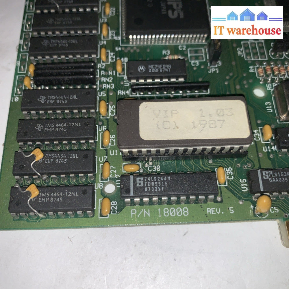 Very Rare ~ ATi VIP WONDER P/N 1008 8-Bit ISA Video Card EXM5RSVIP1