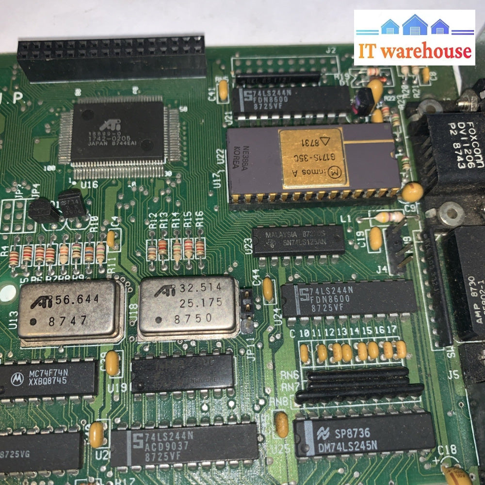 Very Rare ~ ATi VIP WONDER P/N 1008 8-Bit ISA Video Card EXM5RSVIP1