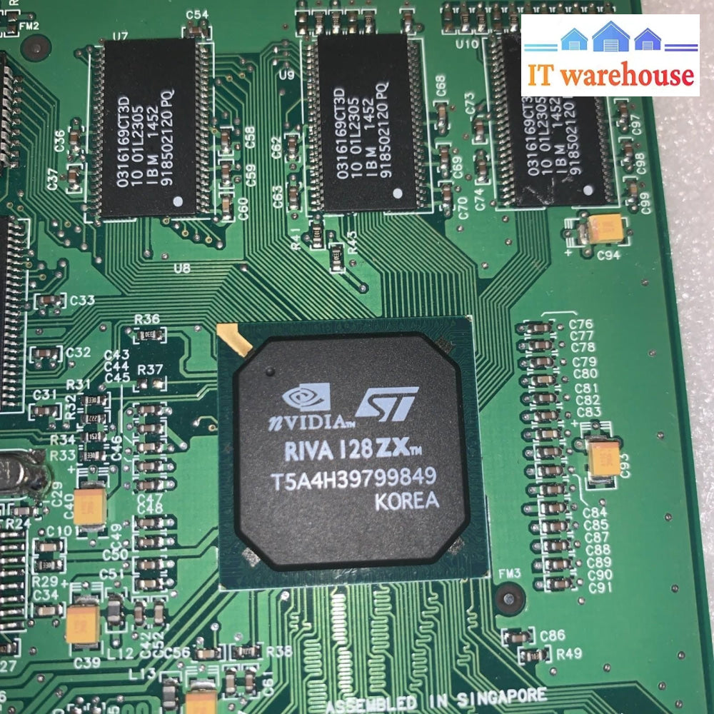 Very Rare - CREATIVE TECHNOLOGY CT6730 PCI Video Card With nvidia Rica 128ZX