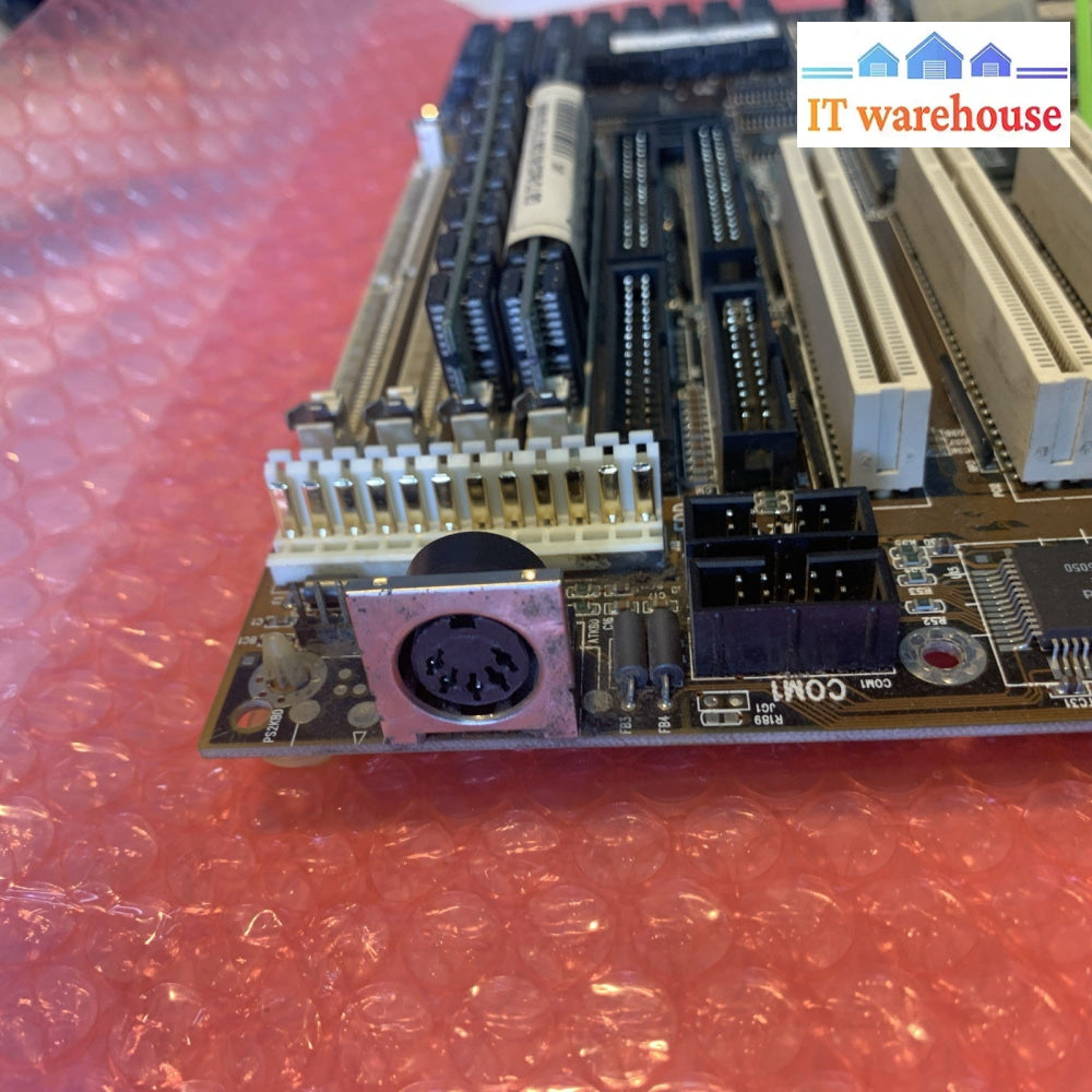 Very rare ~ MS5119  P54C TR1 MOTHERBOARD with 64MB RAM & socket 7 CPU