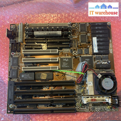 Very rare ~ MS5119  P54C TR1 MOTHERBOARD with 64MB RAM & socket 7 CPU