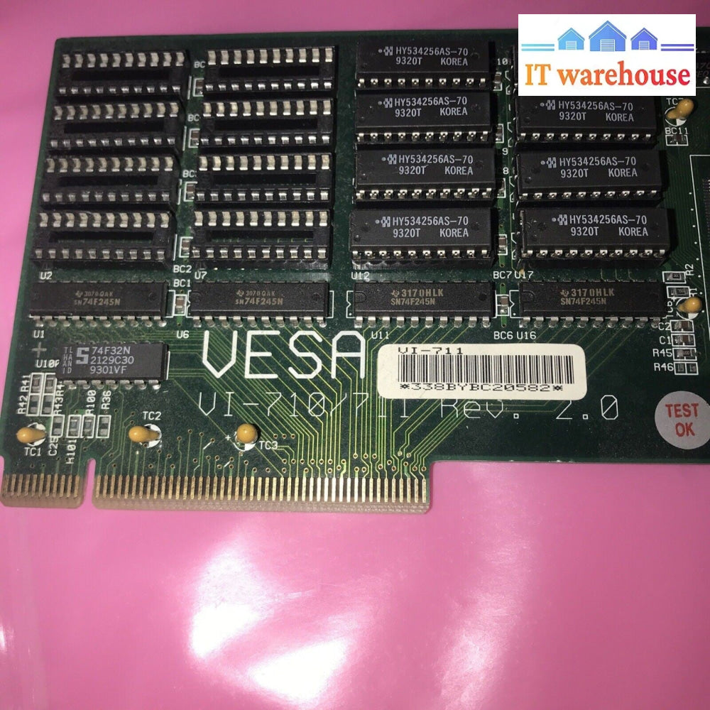 VI-710/711 Cirrus Vesa Local Bus Video Graphics Card