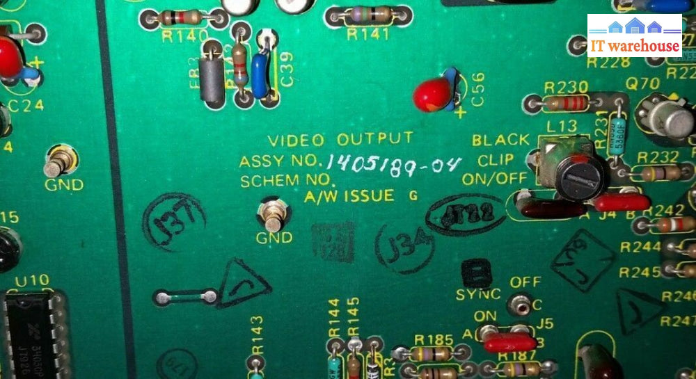 - VIDEO OUTPUT CONTROL BOARD ASSY 1405189-04 AVB 1181-0680