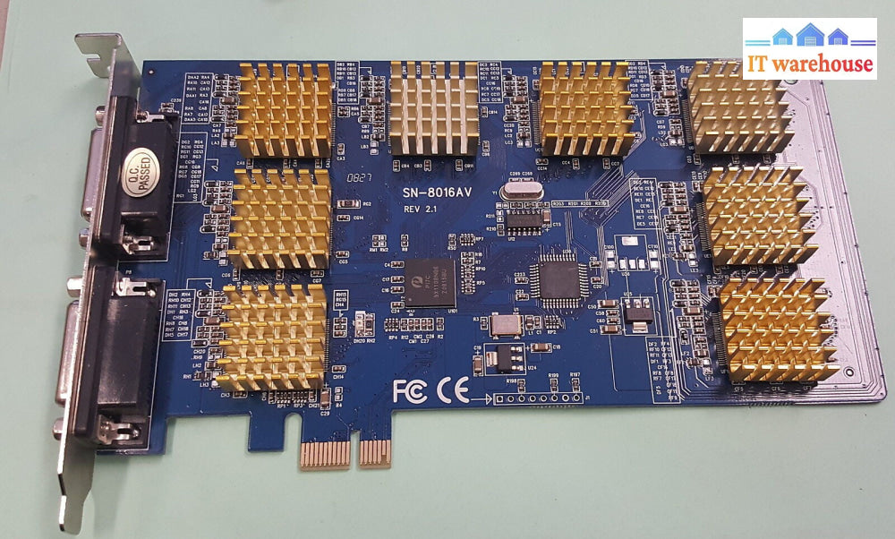 Video Surveillance Card SN-8016AV REV 2.1