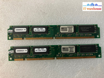~(Vintage) 2 PC133 DIMM 128MB RAM UG58S6646JH-PH 0504-48660 8X66-5J6429-P7H1N0XS