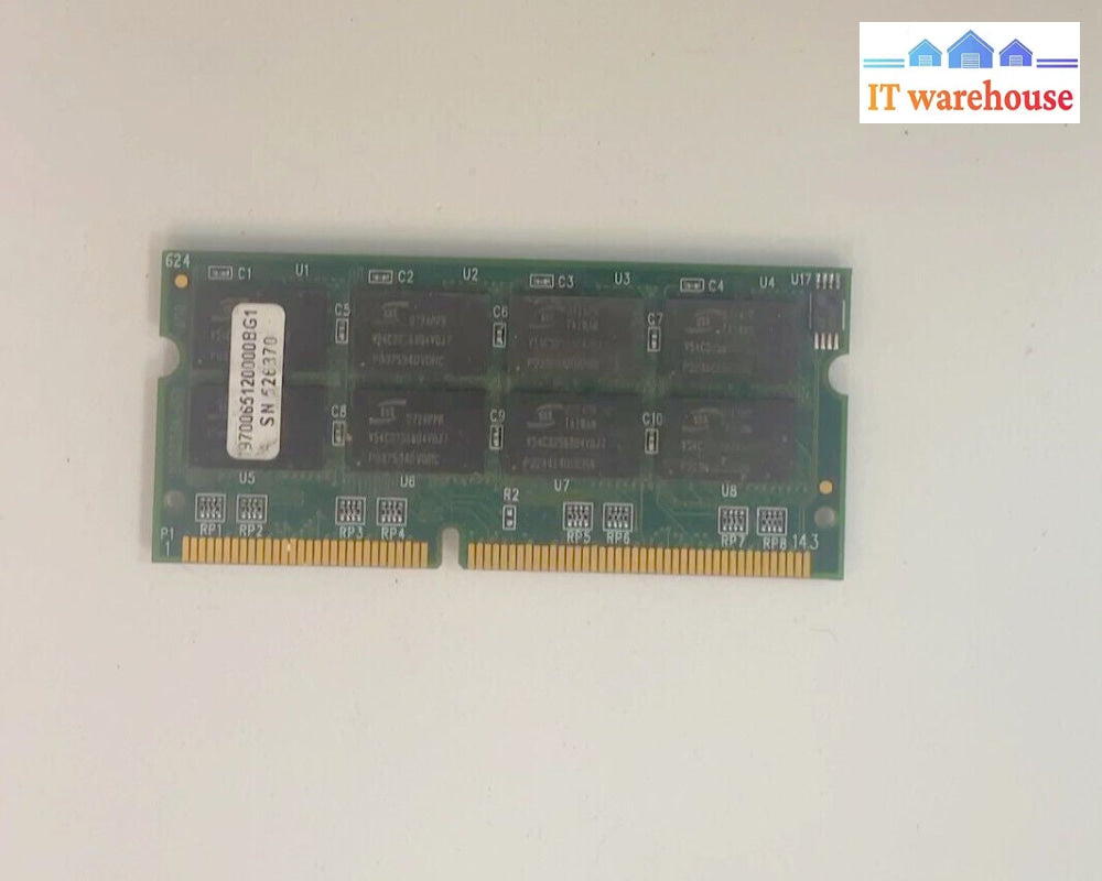 Vintage 512Mb Sdram-133Mhz Pc133 Ram Laptop Memory