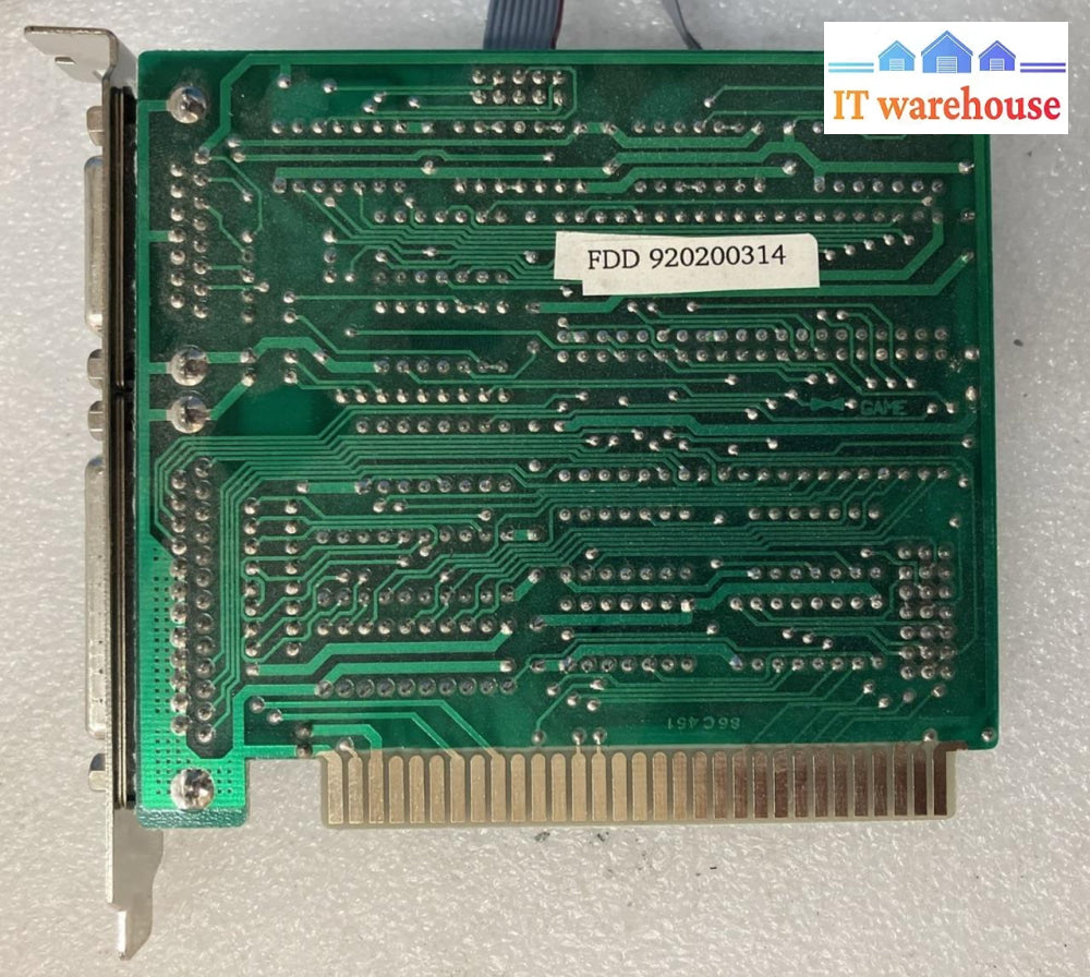 ~ Vintage Aska Isa 8 Bit Parallel Printer & Game Port Sst-2831 Db9 Db25