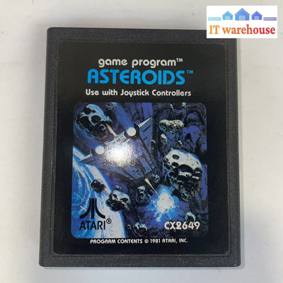 Vintage Asteroids Atari 2600 GAME CARTRIDGE