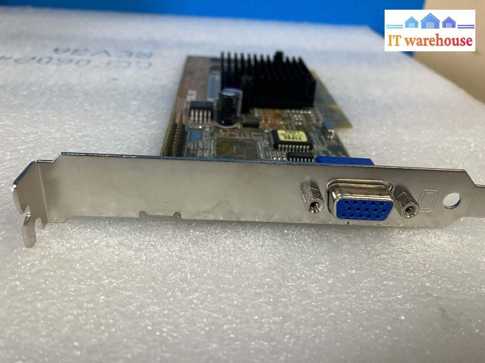 ~ (Vintage) Asus Agp-V7100 T 32Mb Nvidia Geforce Mx Video Card C1V0Dm-Pure/32M