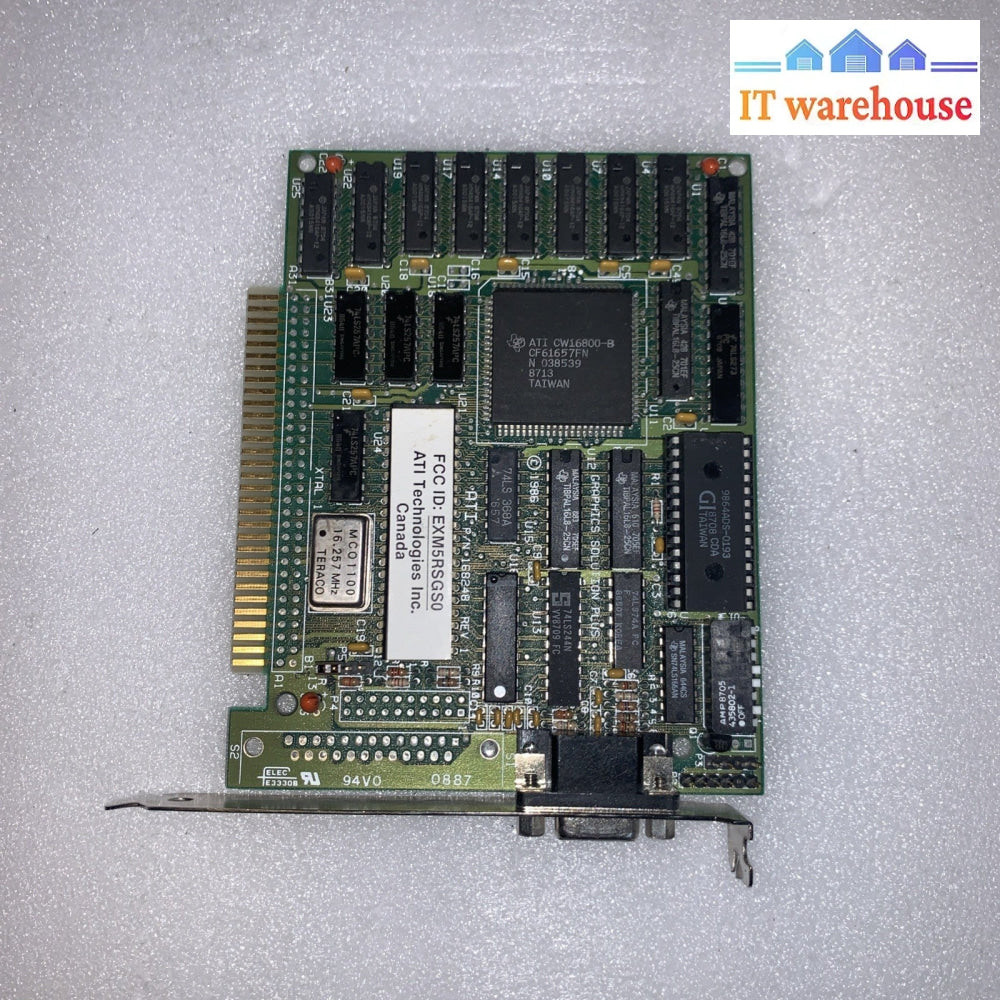 Vintage ～ ATI GSP Rev.1 - 168248- EGA Graphics Card - ISA video card