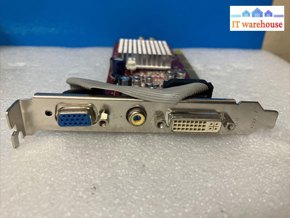 ~ Vintage Ati Radeon 9200 Se Video Card 128Mb Agp Cn-0R9200 Vga Dvi Port