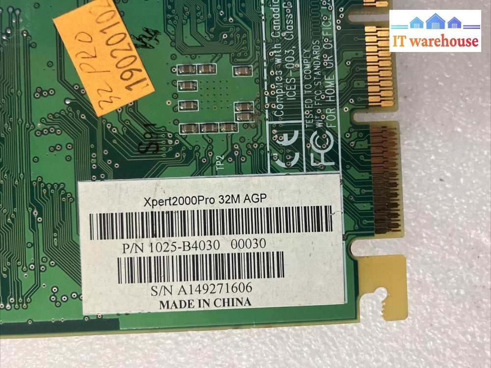 ~ Vintage ATI Rage 128 109-65700-20 Video Graphics Card VGA 32MB PN: 1025-B4030