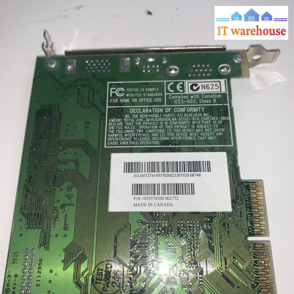 Vintage ~ ATI Rage LT Pro PCI Video Card 1025570300