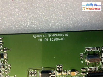 ~ Vintage Ati Rage Xc Agp Video Card With Vga Port Pn: 109-62800-00