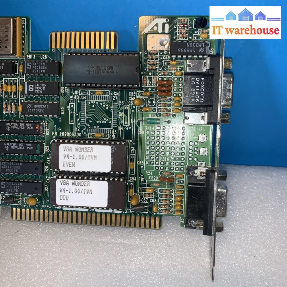 Vintage ATI VGA Wonder 16 graphics adapter 16 bit ISA video card
