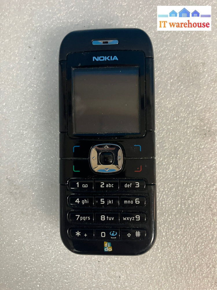 ~ Vintage Cell Phone Nokia 6030 B Rm-75 With Battery (Fido Network)