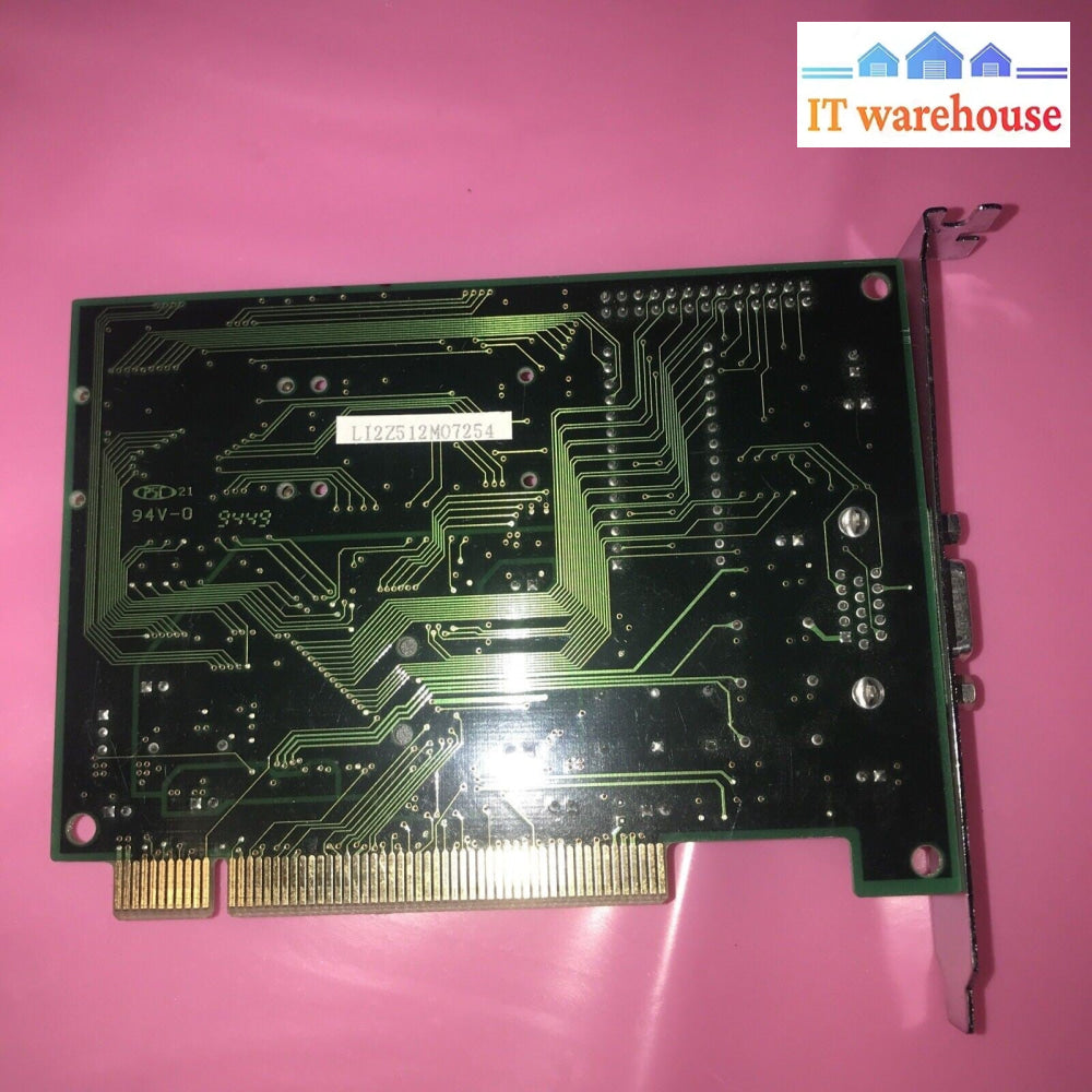 Vintage Cirrus Logic 8253C-V5 J6NGD543XPCI PCI VGA Video Graphics Card