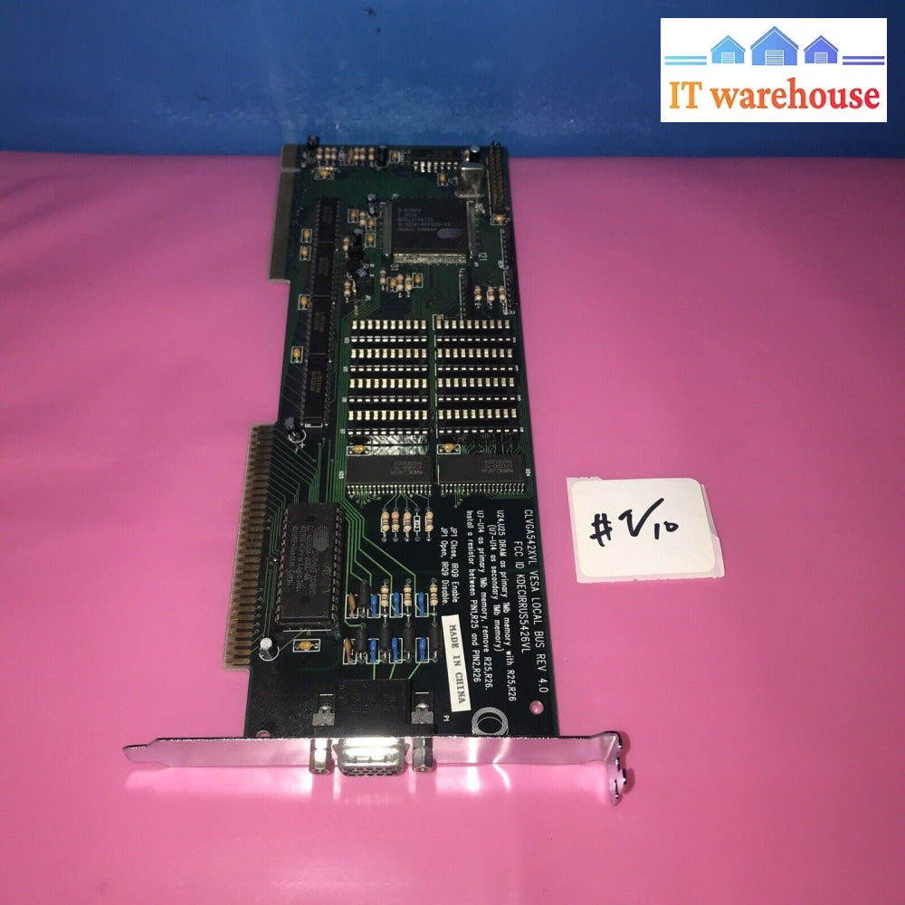 Vintage Cirrus Logic CLVGA542XVL VL-Bus Video Card