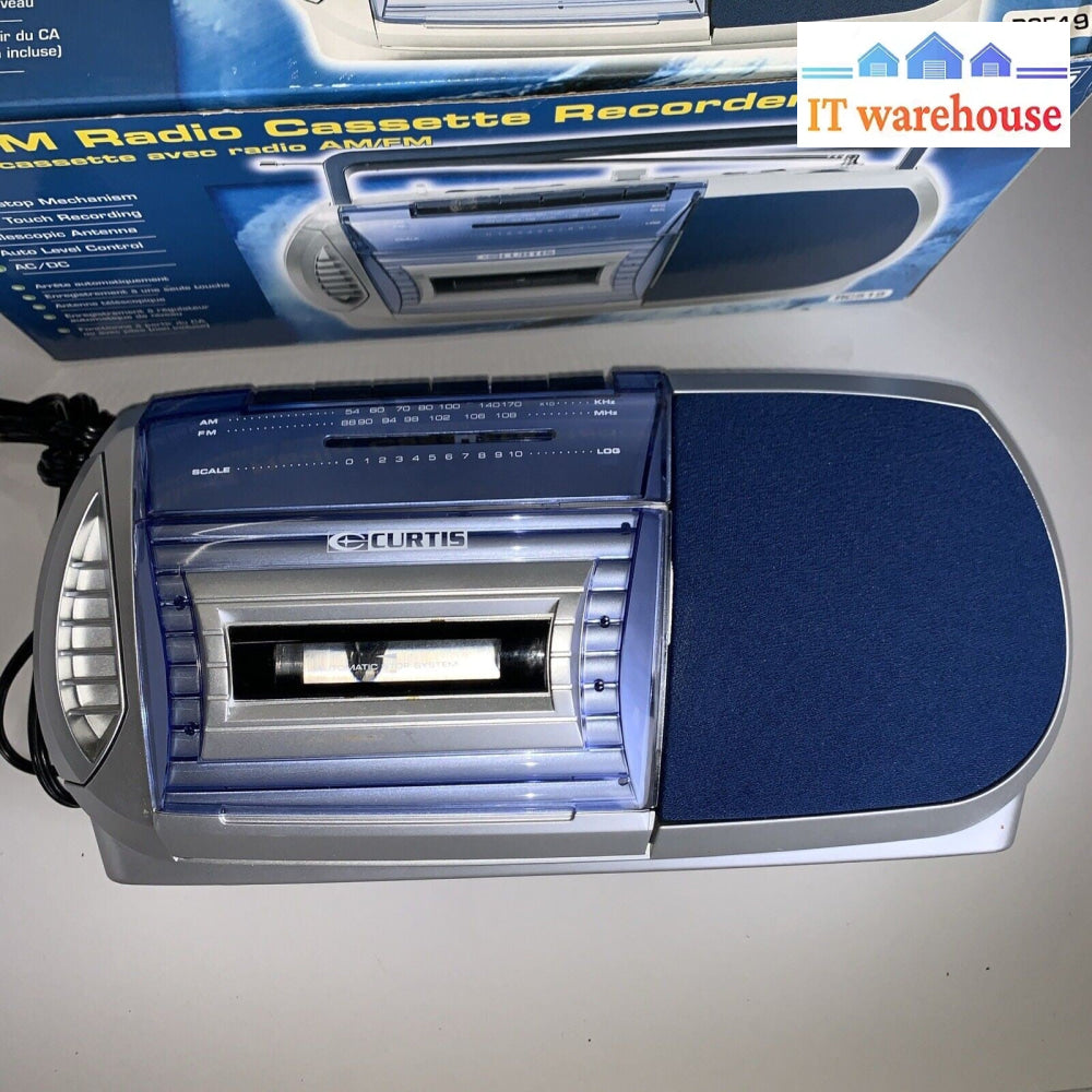 Vintage ~ curtis RC- 519 AM/FM radio & Cassette Tape Player