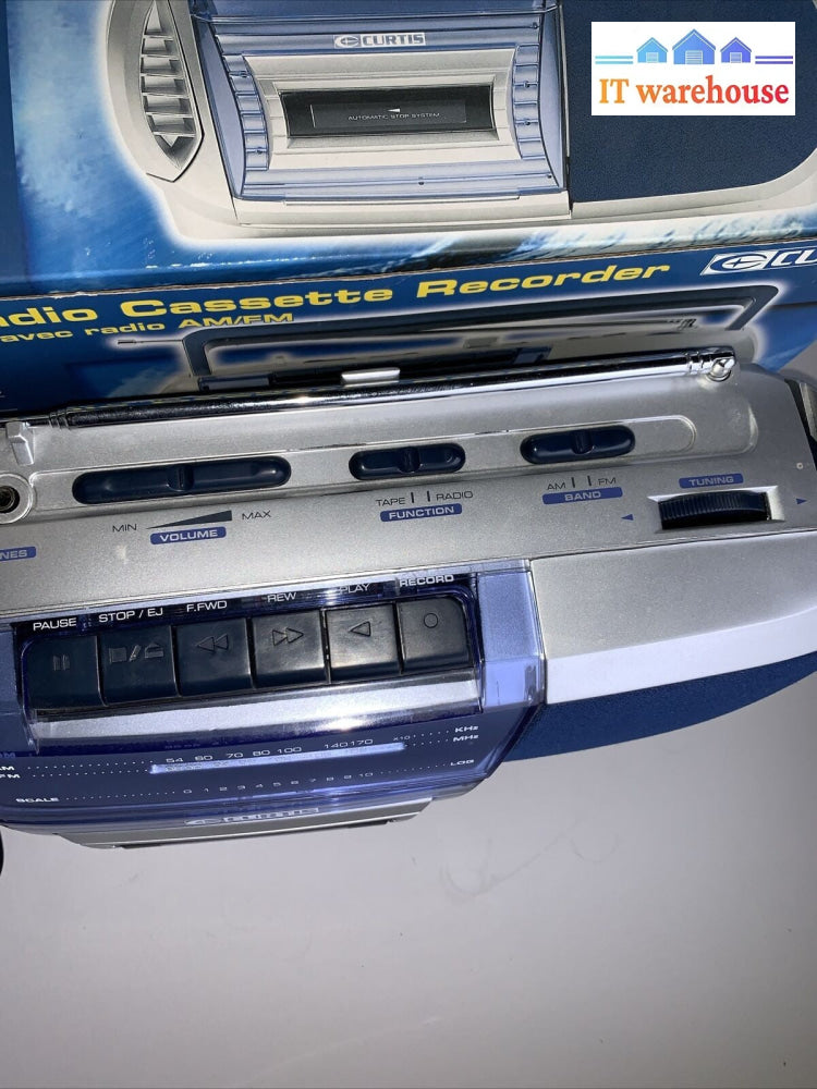 Vintage ~ curtis RC- 519 AM/FM radio & Cassette Tape Player