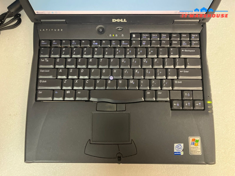 Vintage Dell Latitude 14'' Laptop Pentium III CPU 512MB RAM 20gb  HDD Win 2000 ~