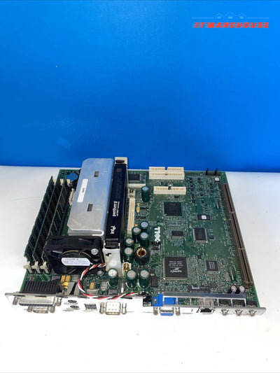 Vintage Dell Optiplex GX1 PC motherboard with /2x ISA/ PII 350MHZ/384MB
