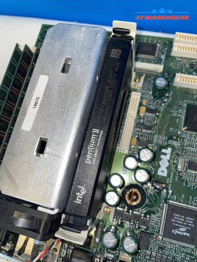 Vintage Dell Optiplex GX1 PC motherboard with /2x ISA/ PII 350MHZ/384MB