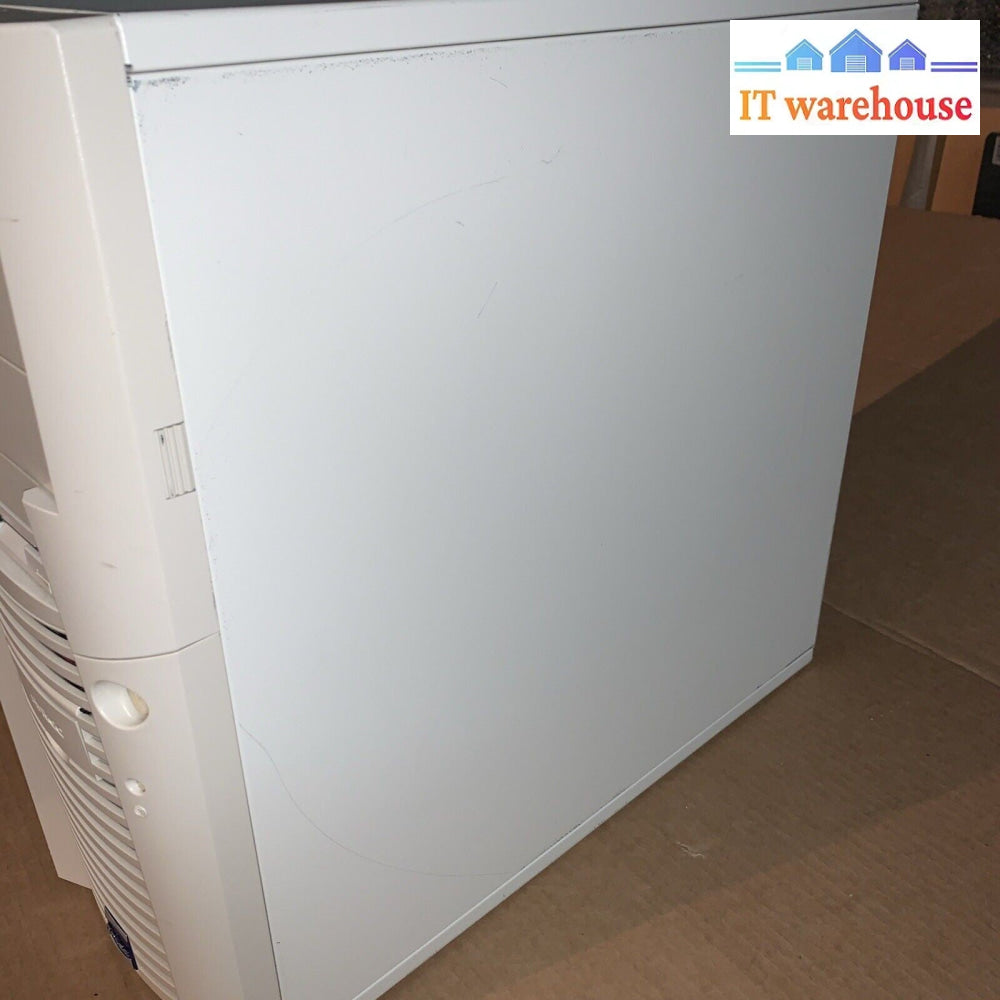 Vintage ~ Desktop PC Case   (With PSU + DVD-ROM + floppy Drive + Screws)