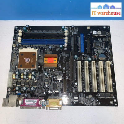 Vintage ECS K7S5A Socket A 462 Motherboard AMD ATX AGP DDR SDR + Althon1100 CPU
