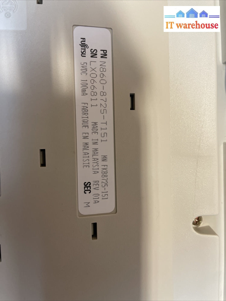 Vintage Fujitsu’s FKB8720 N860-8725-T151 DIN AT-5 Keyboard Beige Pebble