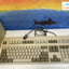 Vintage Fujitsu’s Fkb8720 N860-8725-T151 Din At-5 Keyboard Beige Pebble