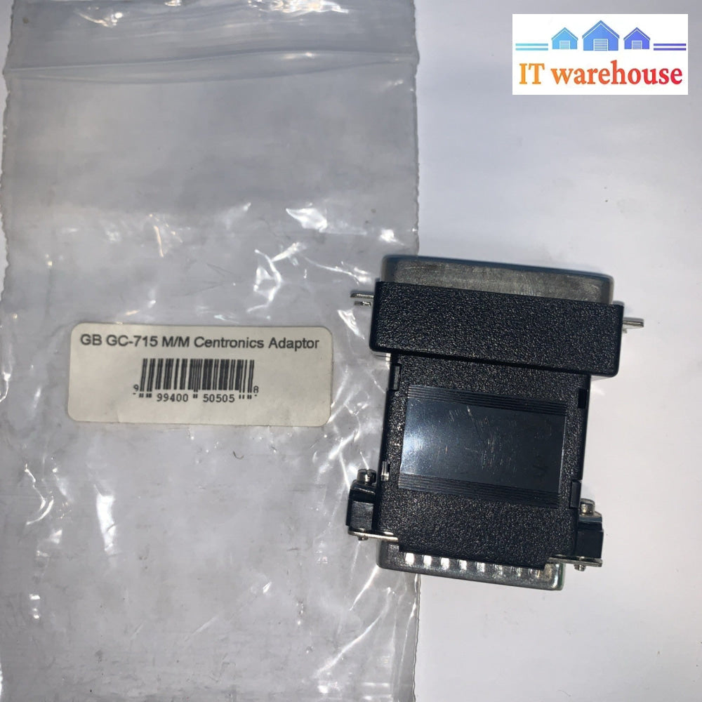 Vintage GC-715 Gender Changer DB25 Male to Centronic 36 Male Adapter