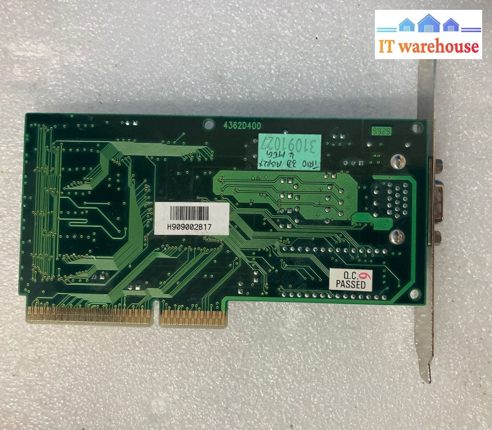 ~ Vintage Generic - Video Card AGP HIS S3 Trio3D/2X CE-402 4362D400 - S3Trio3D2X