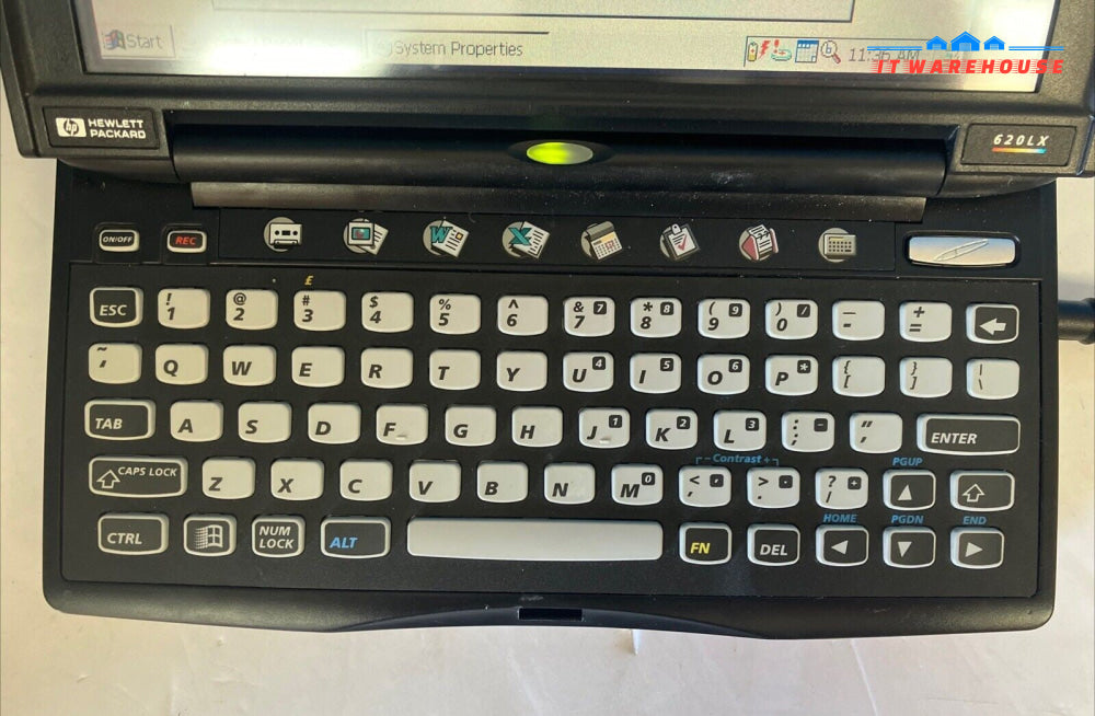 Vintage HP 620LX Touch Screen Mini PC Hitachi SH3 CPU / 16MB RAM / Windows CE ~