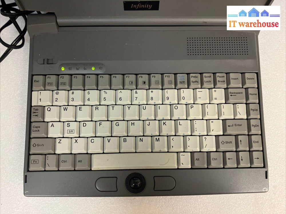 ~ Vintage Infinity PN325 Notebook Intel CPU (No Hard Disk Drive, Read)