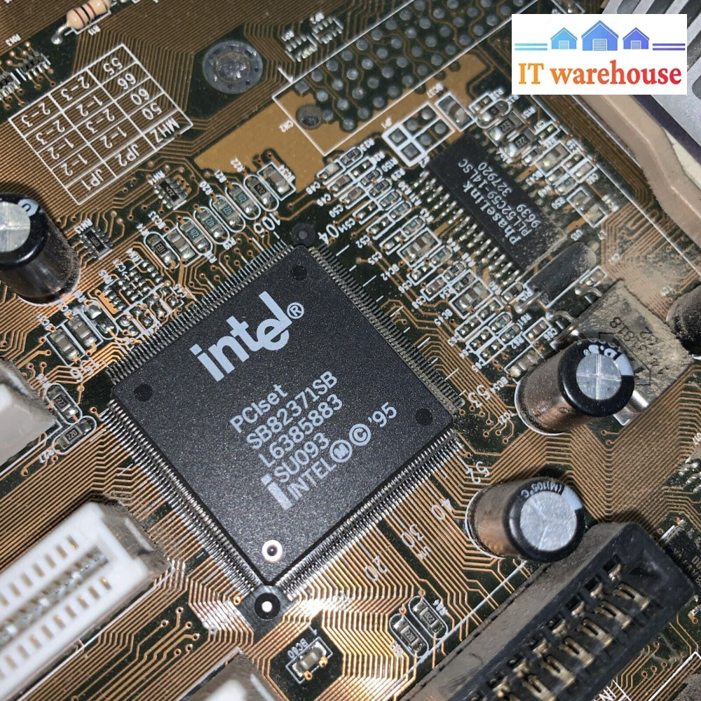 Vintage ~ Intel P55C Intel Pentium 166Mhz Cpu 48Mb Ram Motherboard Tested