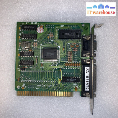 Vintage - ISA multi-I/O serial and parallel interface card CT-6040R