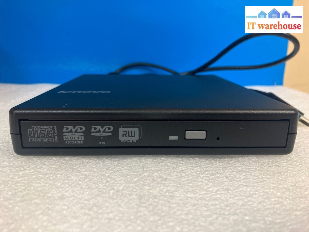 ~ Vintage Lenovo DV-W28PU-A USB Super Multi-Burner 40Y8693 40Y8694 W/ USB Cable