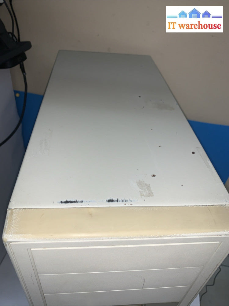 Vintage ~ Lighting~ Desktop PC Case +Power supply + DVD + floppy Drive