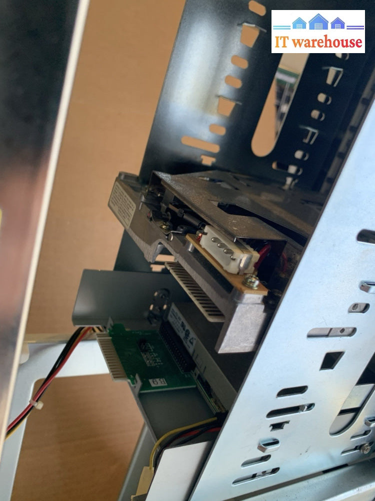 Vintage ~ Lighting~ Desktop PC Case +Power supply + DVD + floppy Drive