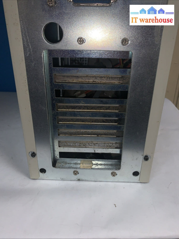 Vintage ~ Lighting~ Desktop PC Case +Power supply + DVD + floppy Drive