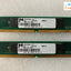 ~(Vintage) Lot 2 MT4D232DG-6 DRAM Memory 8MB EDO 60ns 72 Pin SIMM Micron S01G4H6