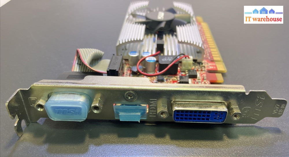 Vintage Msi Geforce Gt 520 (Fermi) 1Gb Ddr3 Pci Express 2.0 X16 Ready Video ~