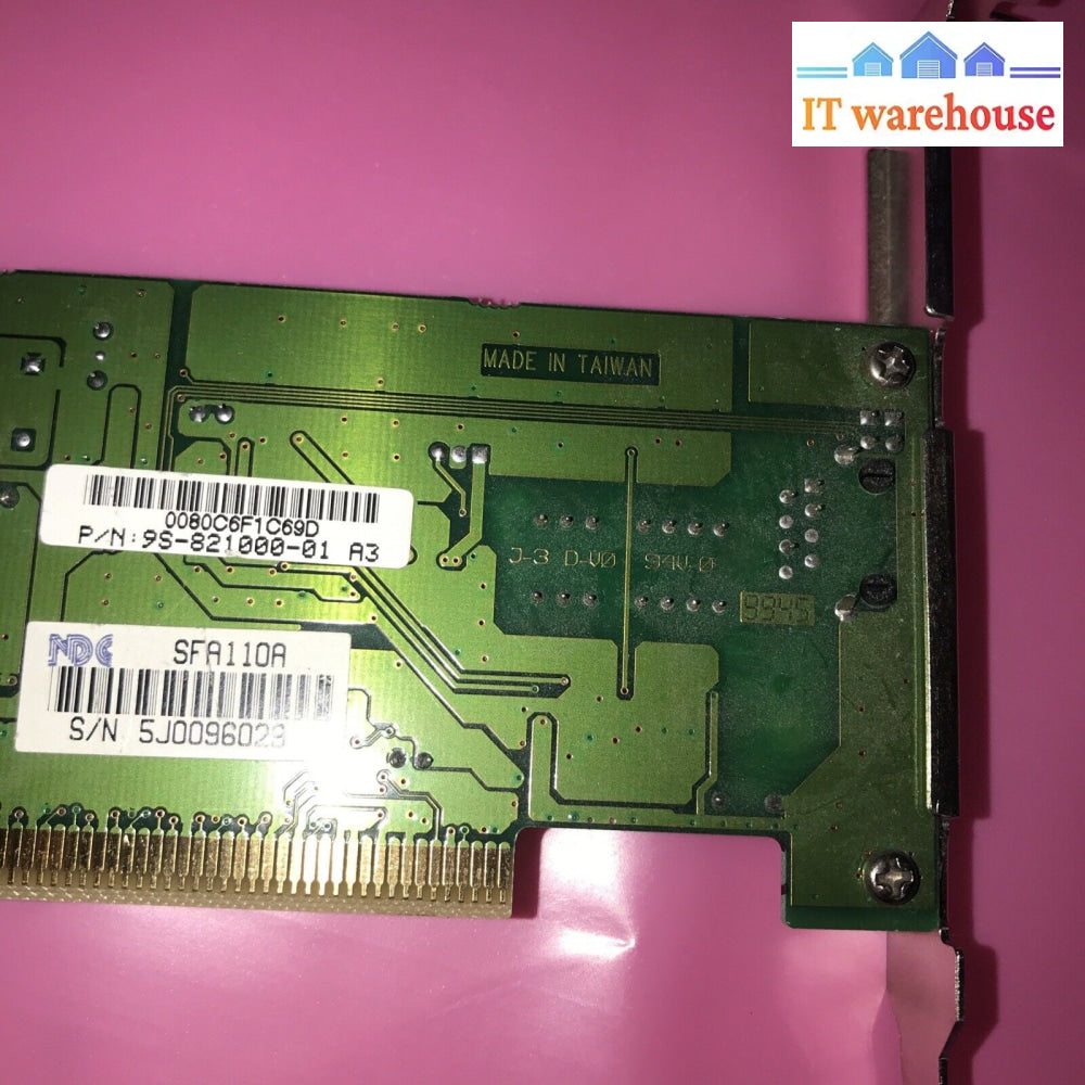 Vintage Ndc Sfa110A 10/100 Pci Network Adapter 9S-821000-01