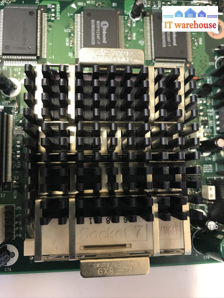 Vintage NEC PC Power Player 2010 Pentium Socket 7 Motherboard + CPU + Ram + rise