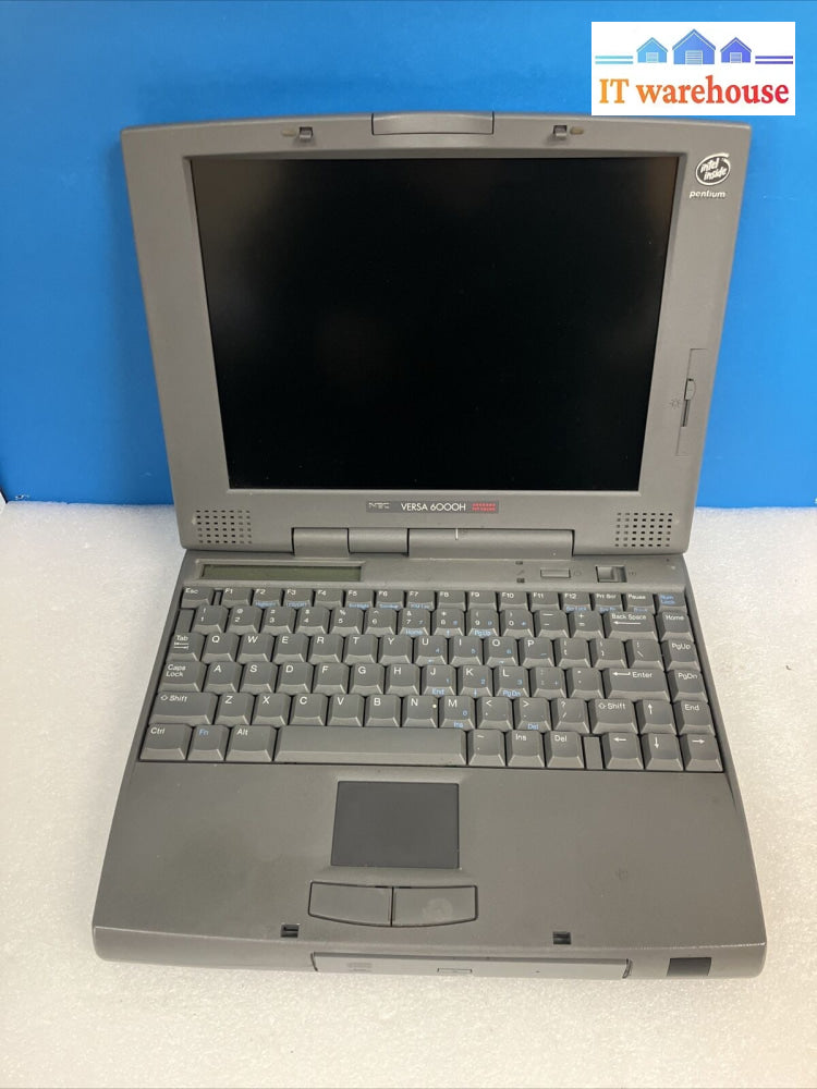 ~Vintage Nec Versa Pc-6200-81703 11.5’ Laptop Pentium Cpu 48Mb Ram 1Gb Windows98