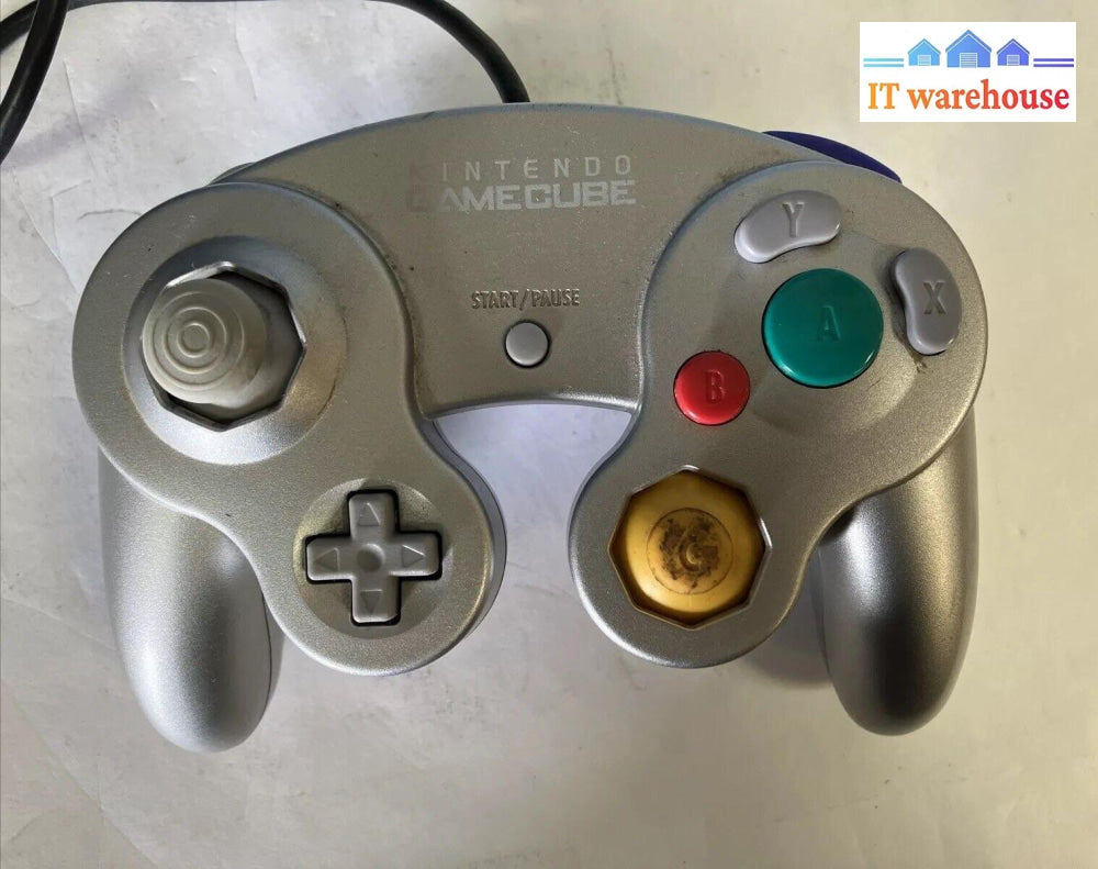 Vintage Nintendo Gamecube Console Dol-101 With 2 Controllers And Accessories ~