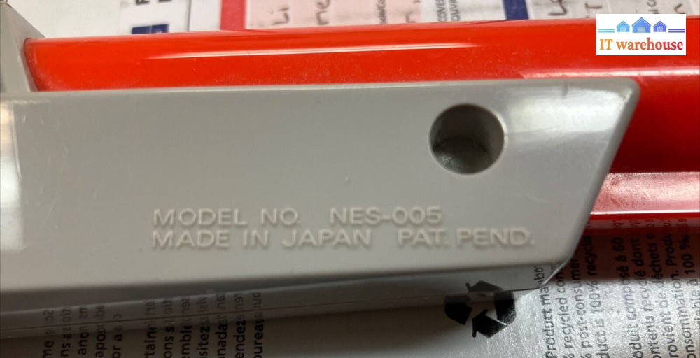 ~ Vintage Nintendo NES Duck Hunt Zapper Gun NES-005 Orange 1985 Original OEM