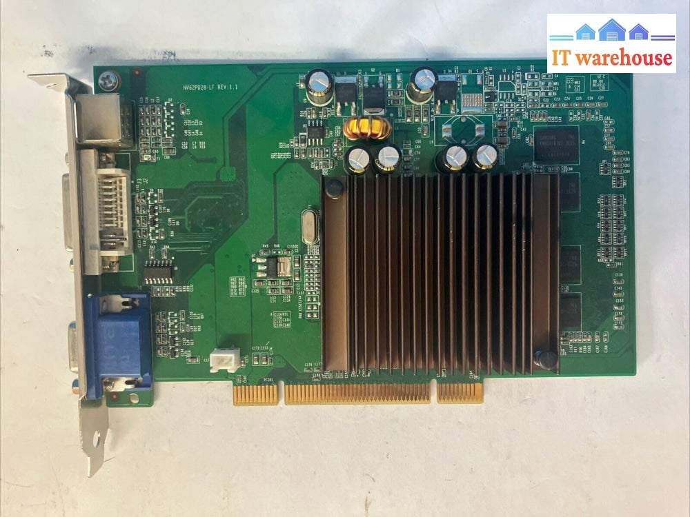 Vintage Nvidia E-Geforce N6201 256 Mb Pci Ddr2 256-P1-N400-Lr Video Card ~