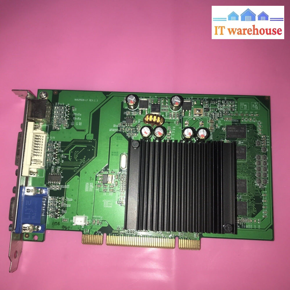 Vintage Nvidia Geforce 6200 256Mb Pci Video Card - Windows 98/Me/Xp